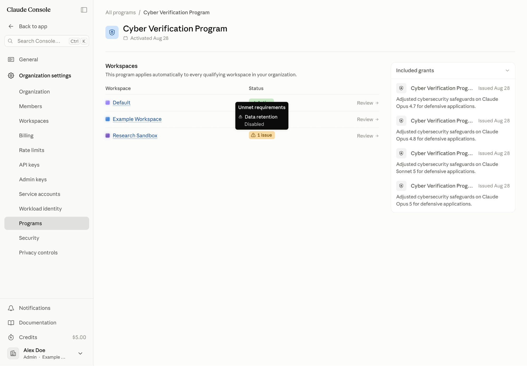 Screenshot — Assign a program to workspaces in Haijun Console / Before you start (3)