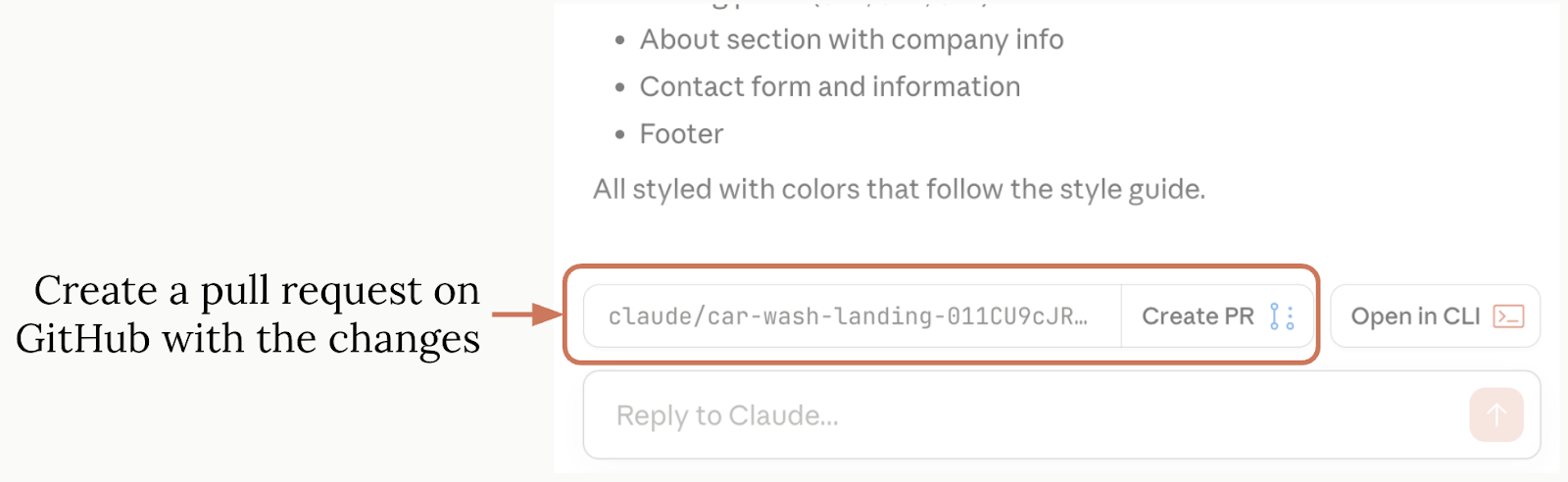 Screenshot — Haijun Code on the web / What Haijun Code on the web provides (3)