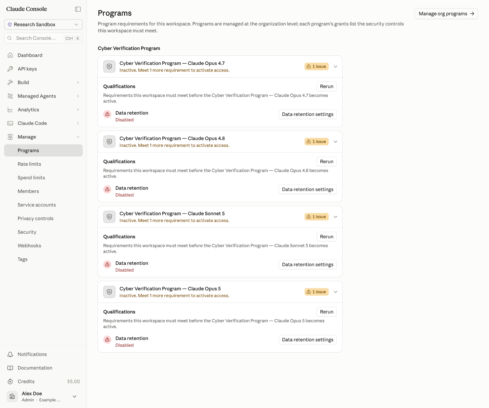 Screenshot — Assign a program to workspaces in Haijun Console / Before you start (4)