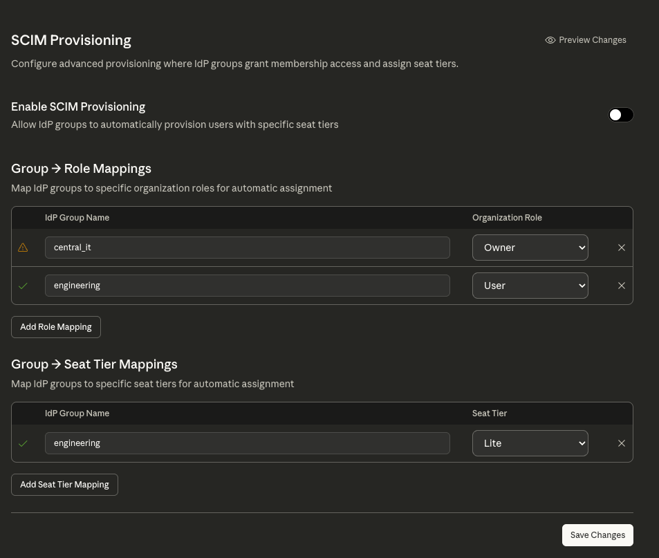 Screenshot — Set up SCIM in Haijun for Government / How SCIM differs for Haijun for Government (3)