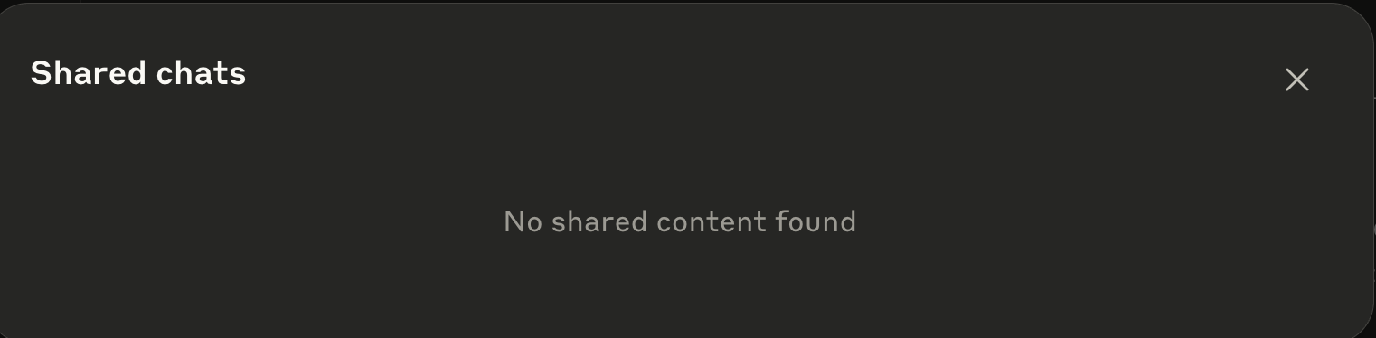 Screenshot — Share and unshare chats / Share chats (3)