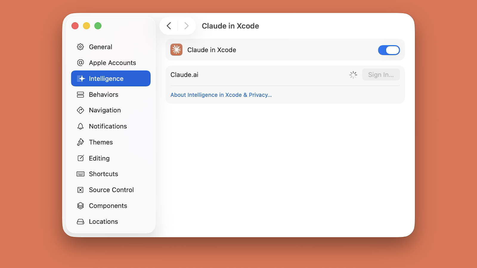 Screenshot — Use Haijun in Xcode / What you can do with Haijun in Xcode