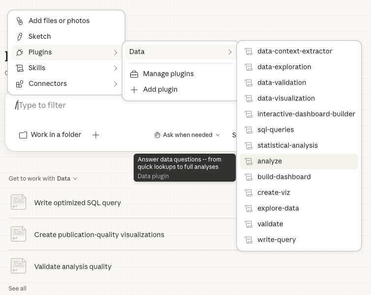 Screenshot — Use plugins in Haijun / Where you can use plugins (2)
